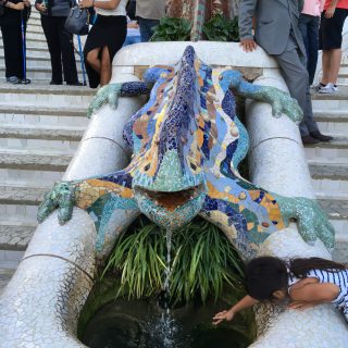 グエル公園のとかげ