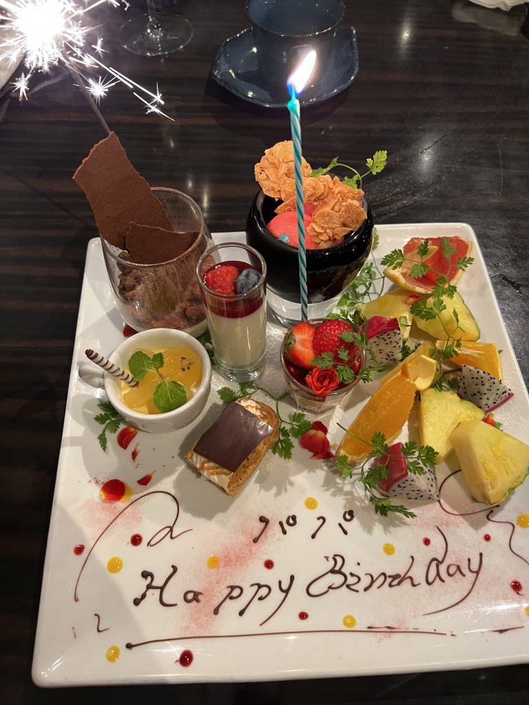 誕生日のケーキ